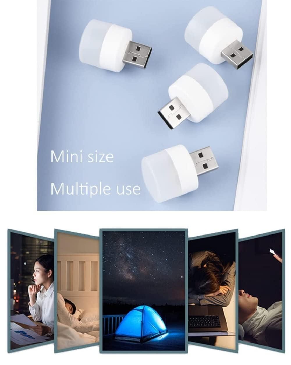 Flexible Night Light Mini USB Led (Pack of 4)